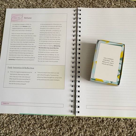 Positive self talk books and meditation flash cards - Picture 2 of 2